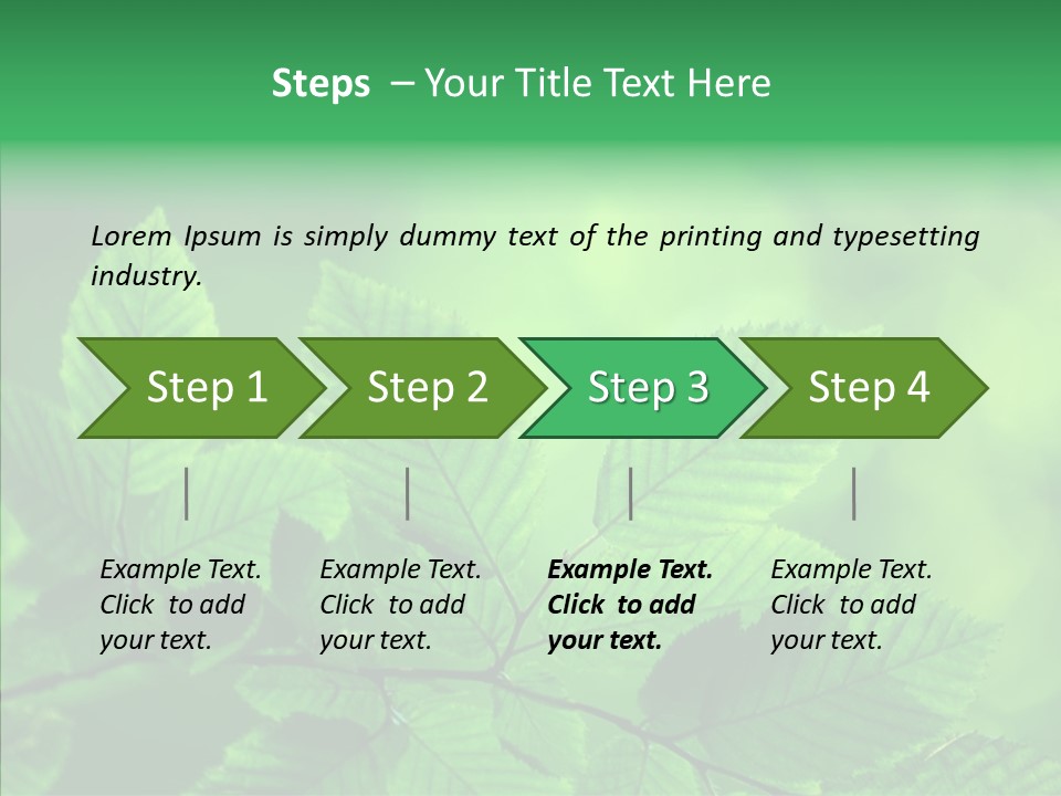 Burgeon Environment Gardening PowerPoint Template