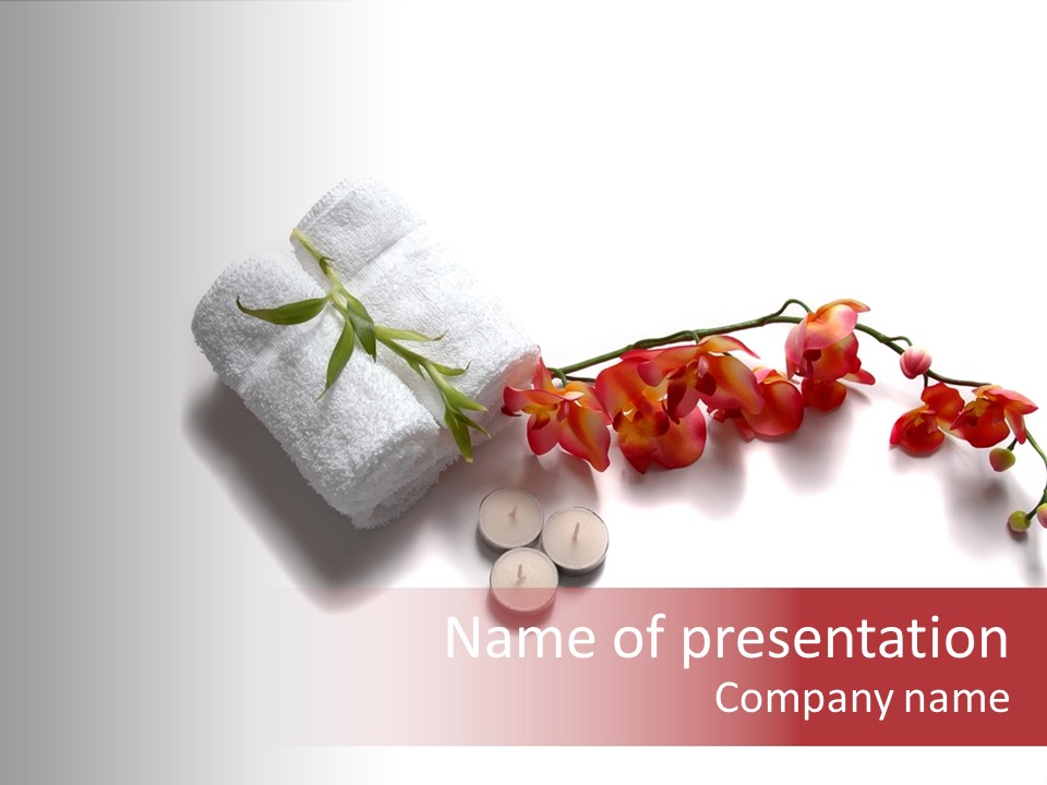 Massage Bath Wellness PowerPoint Template