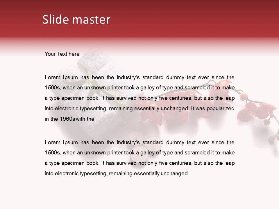 Massage Bath Wellness PowerPoint Template