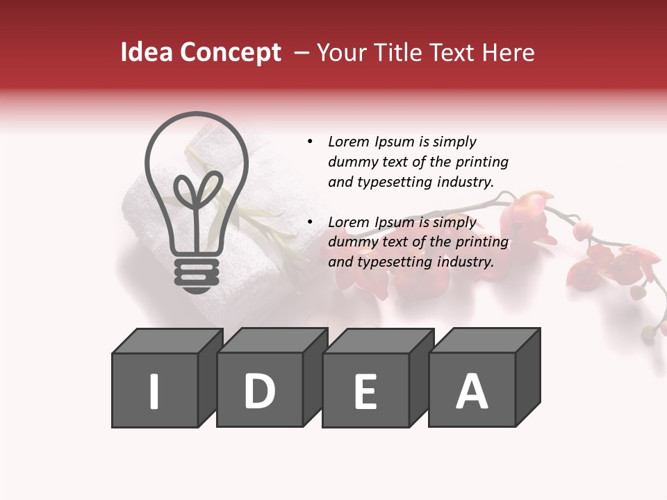 Massage Bath Wellness PowerPoint Template