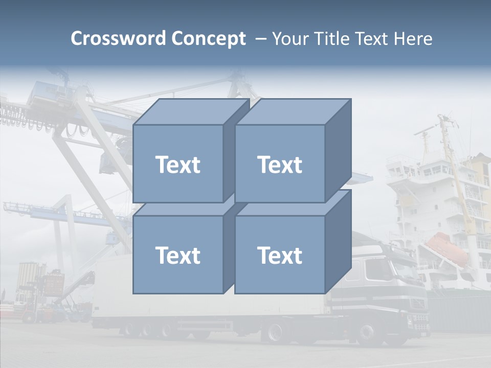 Highway Travel Business PowerPoint Template