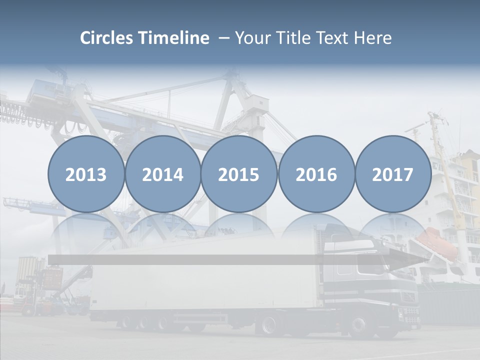 Highway Travel Business PowerPoint Template