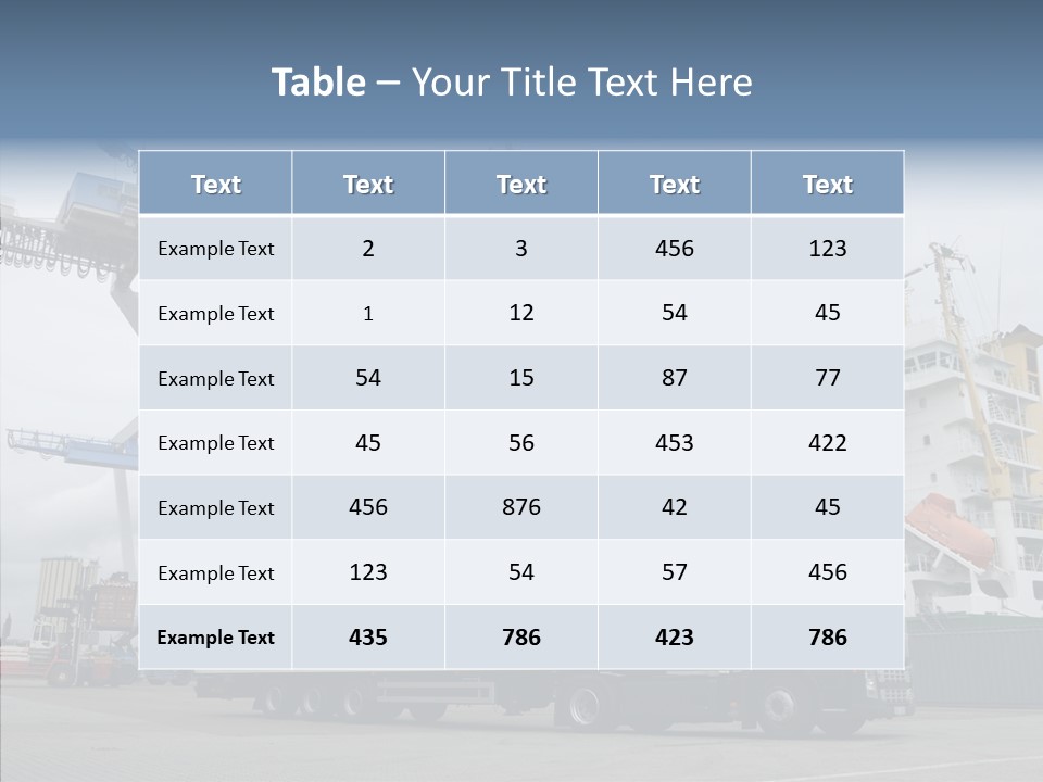 Highway Travel Business PowerPoint Template