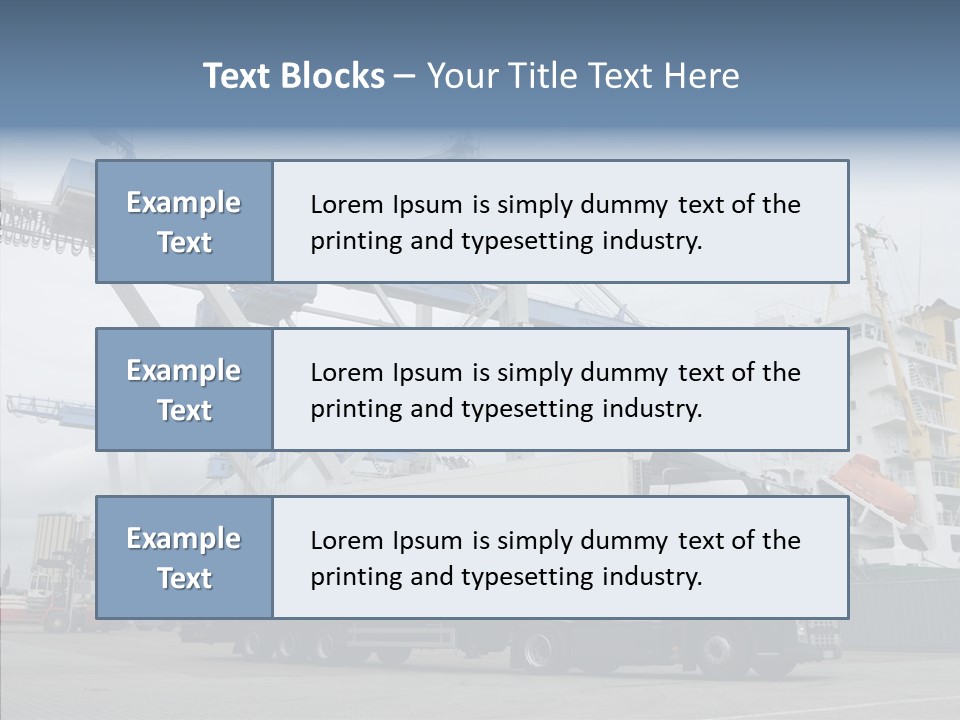Highway Travel Business PowerPoint Template