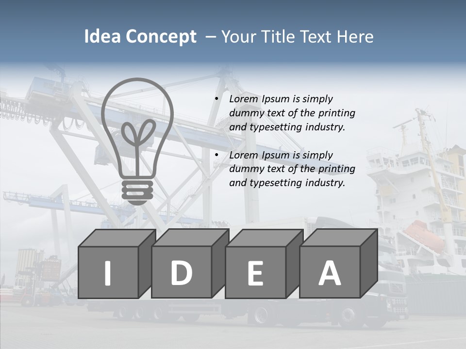 Highway Travel Business PowerPoint Template