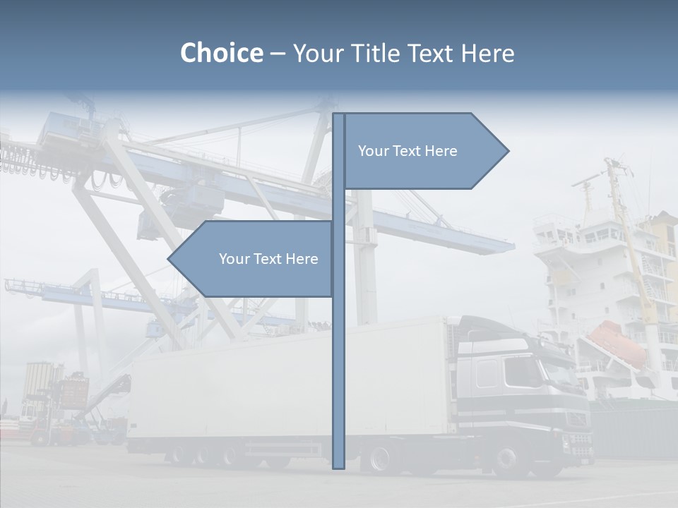 Highway Travel Business PowerPoint Template
