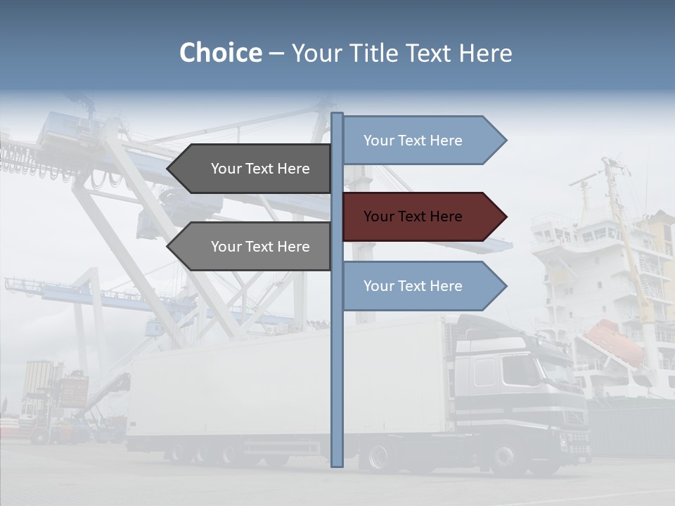 Highway Travel Business PowerPoint Template