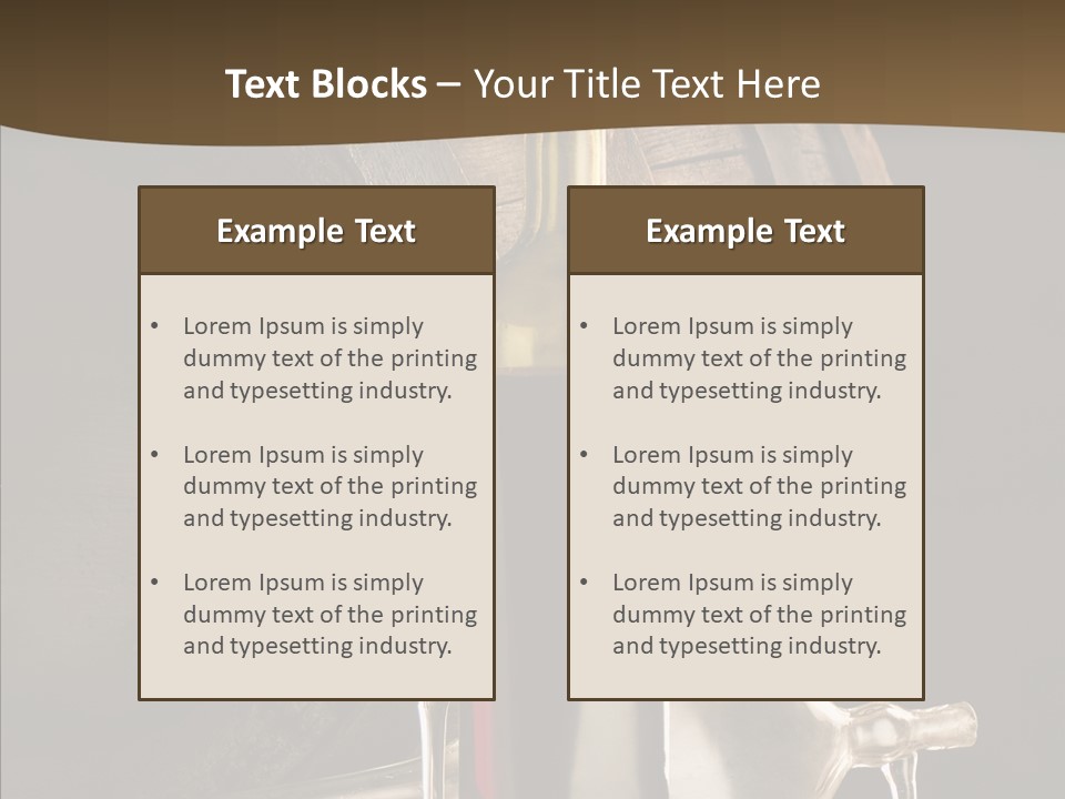 House Dark Glass PowerPoint Template
