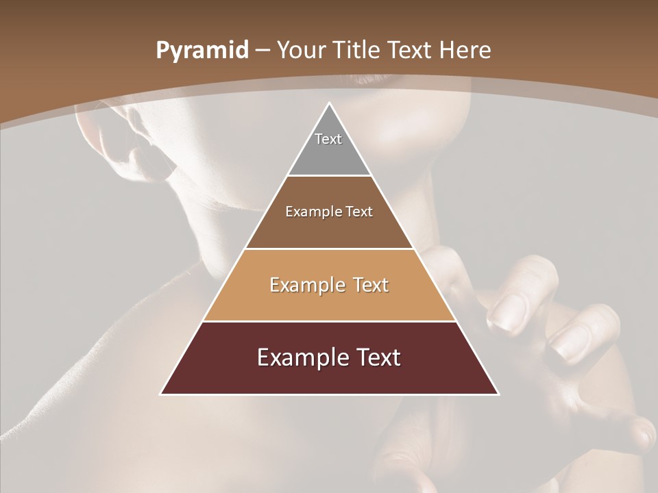 Female Glamour Head PowerPoint Template