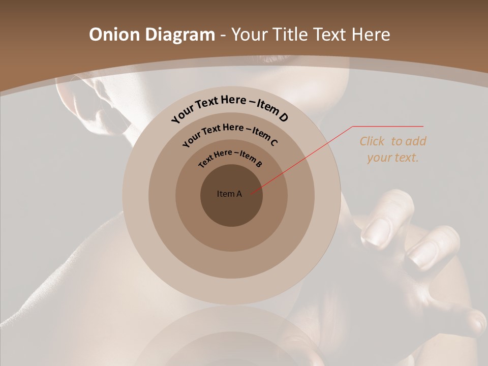 Female Glamour Head PowerPoint Template