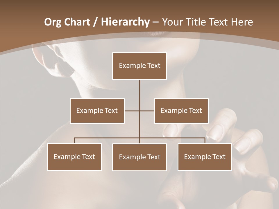 Female Glamour Head PowerPoint Template