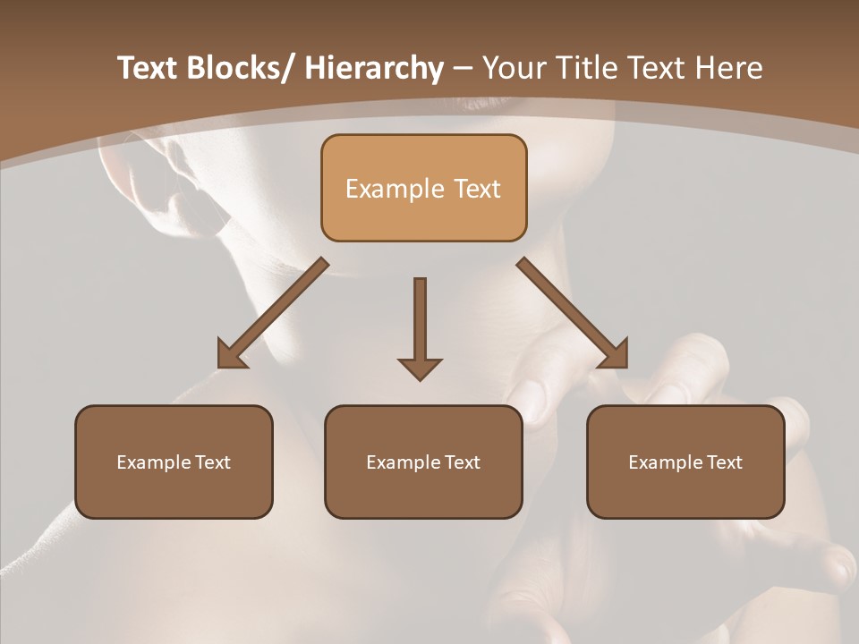 Female Glamour Head PowerPoint Template