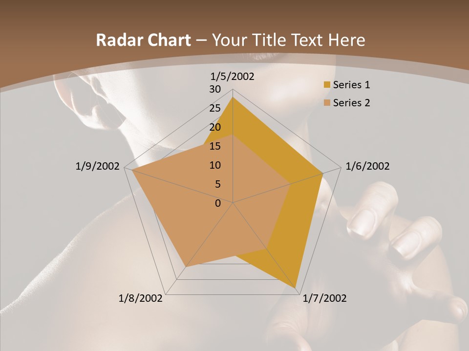 Female Glamour Head PowerPoint Template