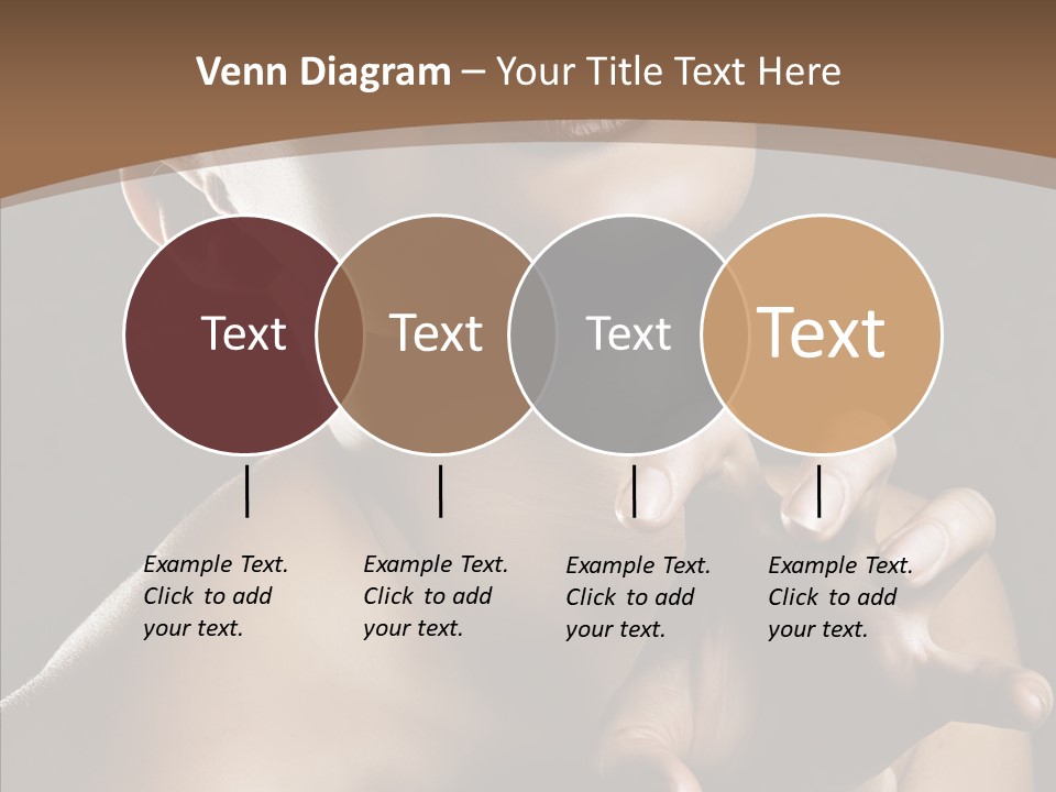 Female Glamour Head PowerPoint Template