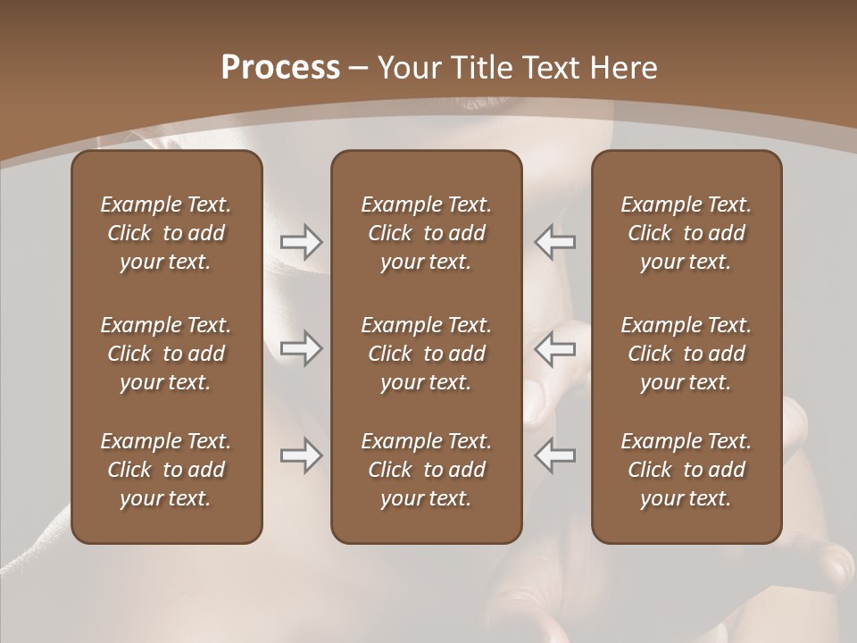 Female Glamour Head PowerPoint Template