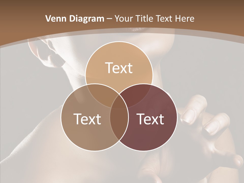 Female Glamour Head PowerPoint Template