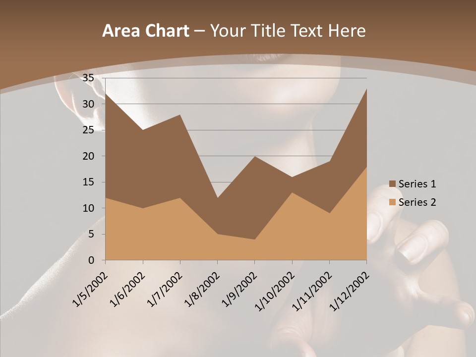 Female Glamour Head PowerPoint Template