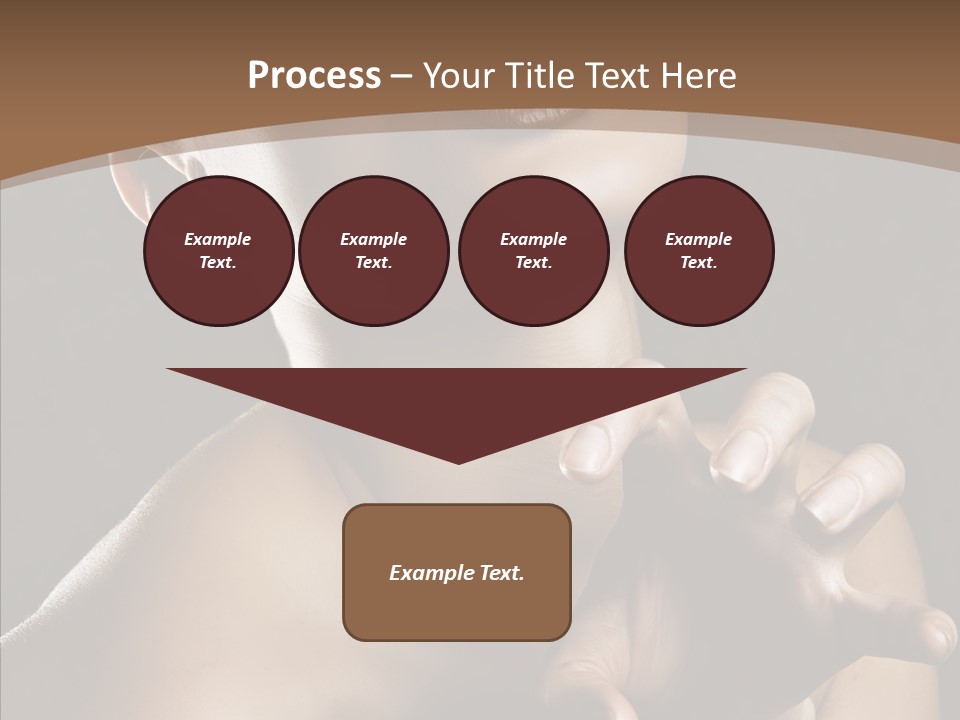 Female Glamour Head PowerPoint Template