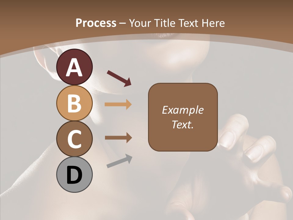 Female Glamour Head PowerPoint Template