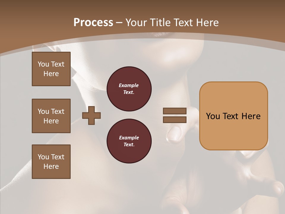 Female Glamour Head PowerPoint Template