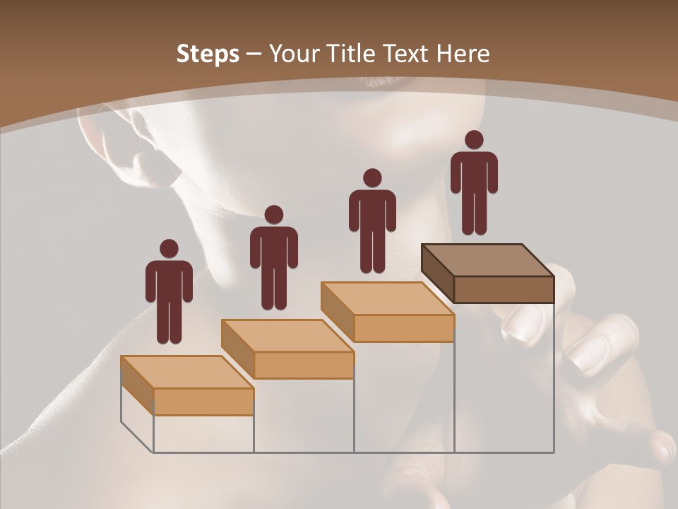 Female Glamour Head PowerPoint Template