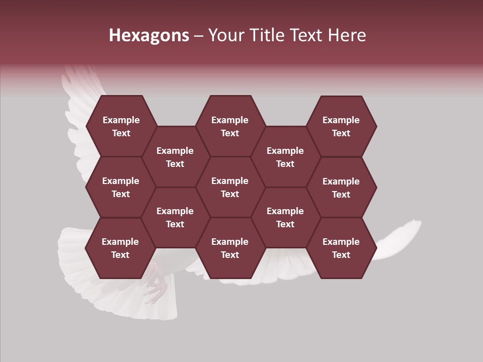 Spiritual White Wing PowerPoint Template