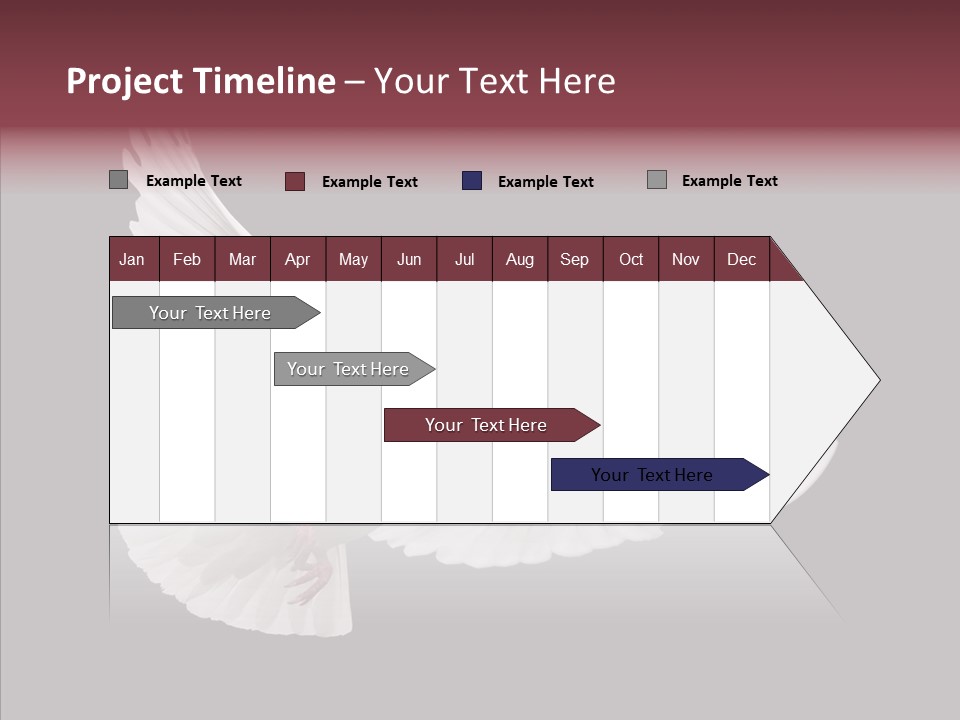Spiritual White Wing PowerPoint Template