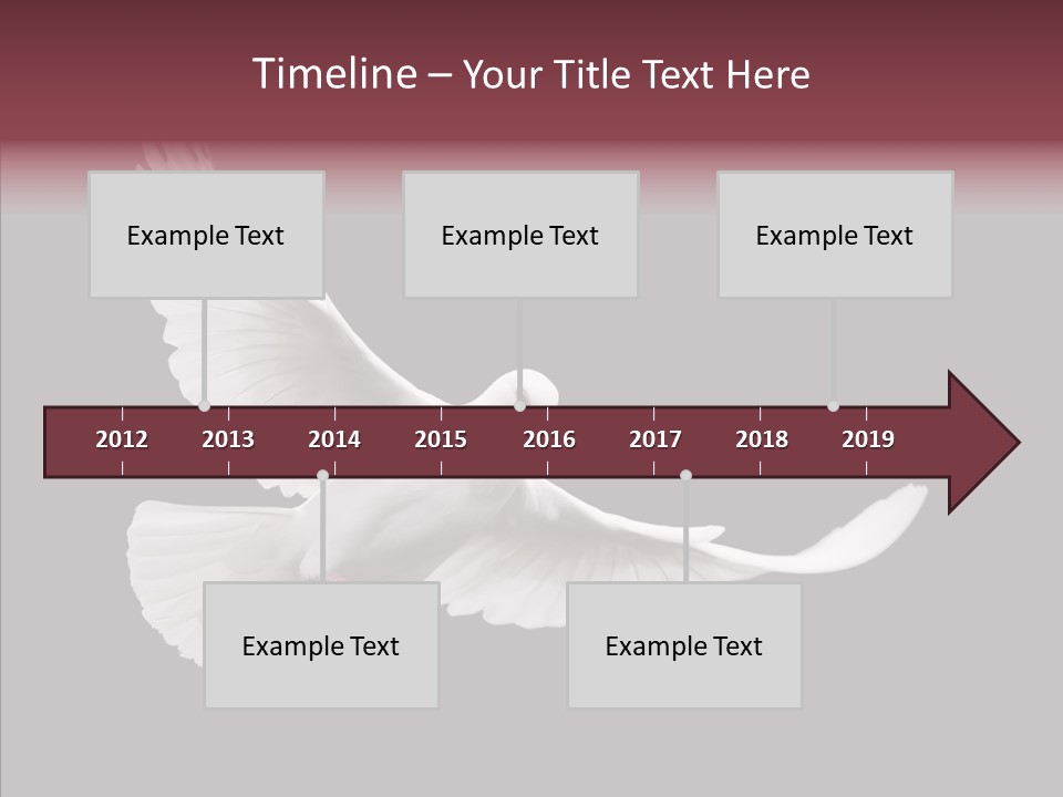 Spiritual White Wing PowerPoint Template