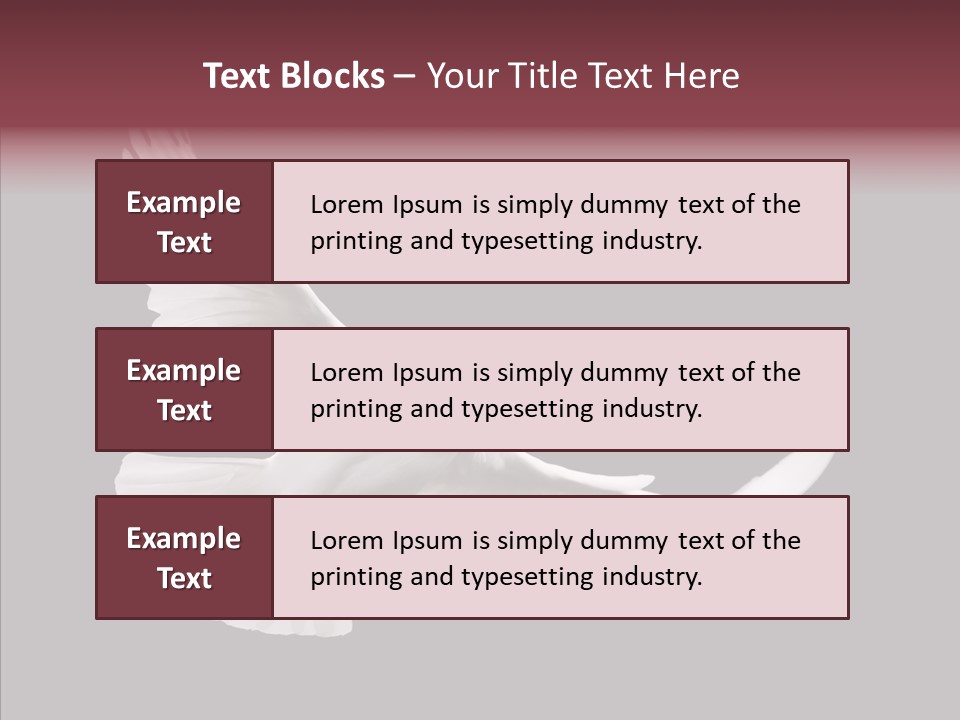 Spiritual White Wing PowerPoint Template