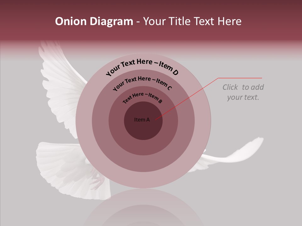 Spiritual White Wing PowerPoint Template