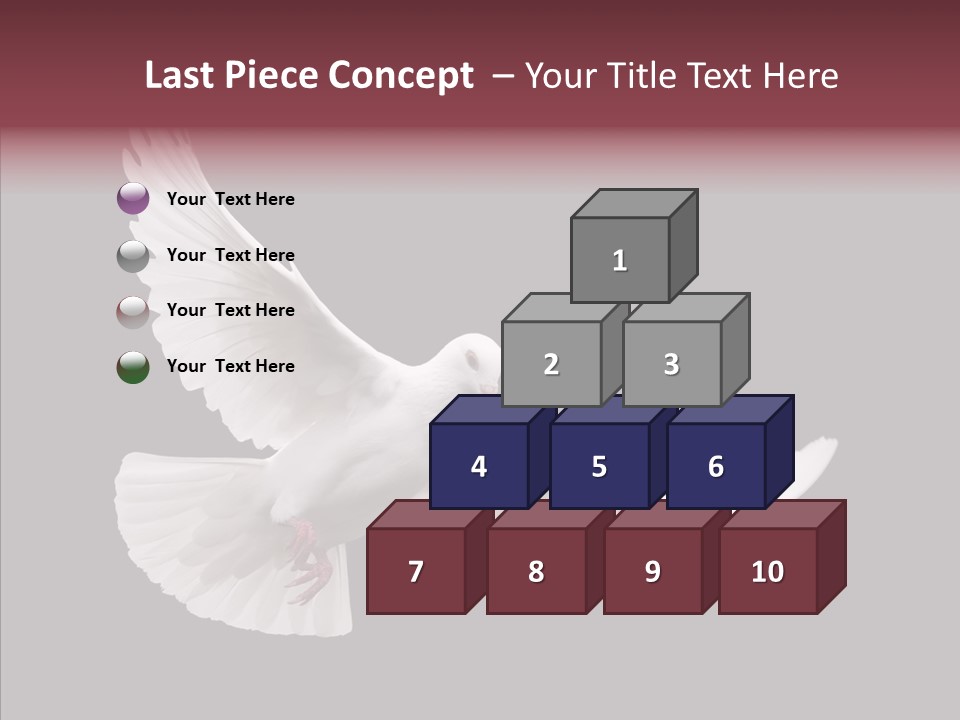 Spiritual White Wing PowerPoint Template