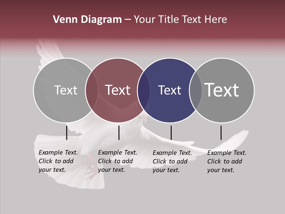 Spiritual White Wing PowerPoint Template