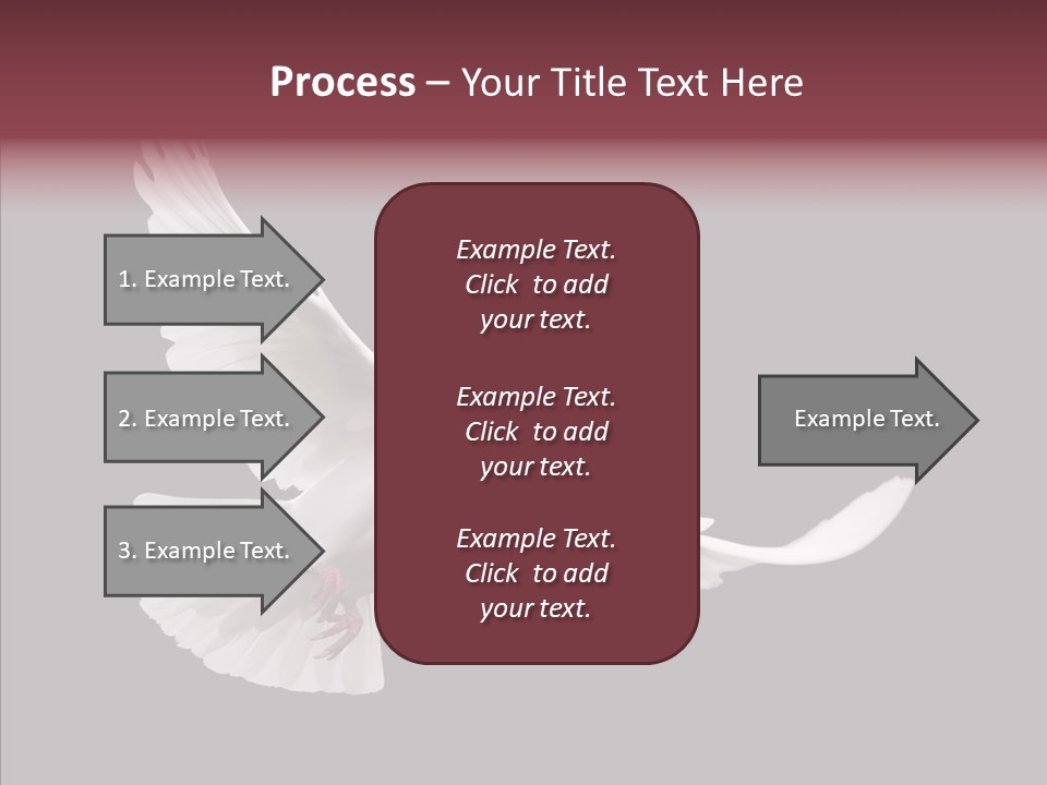 Spiritual White Wing PowerPoint Template