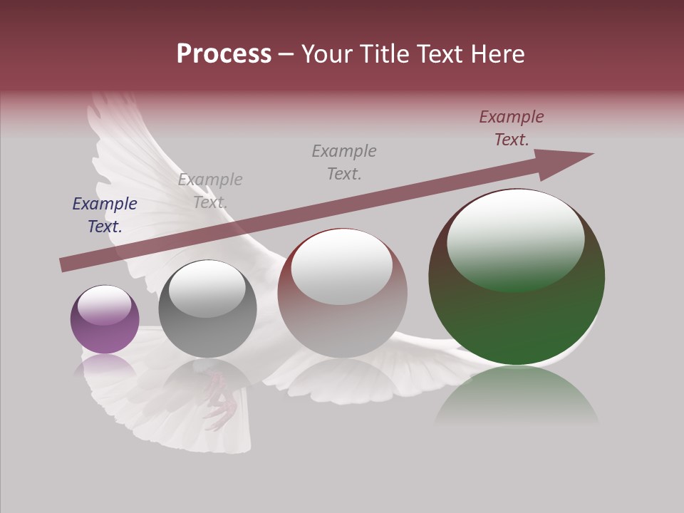 Spiritual White Wing PowerPoint Template