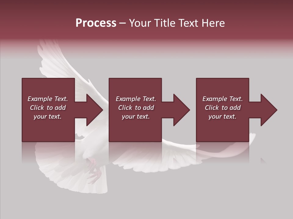 Spiritual White Wing PowerPoint Template