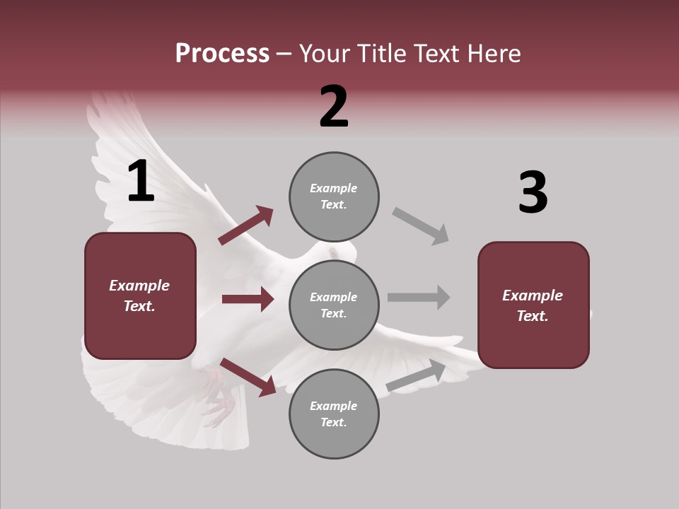 Spiritual White Wing PowerPoint Template