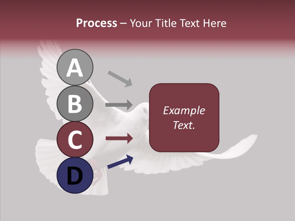 Spiritual White Wing PowerPoint Template