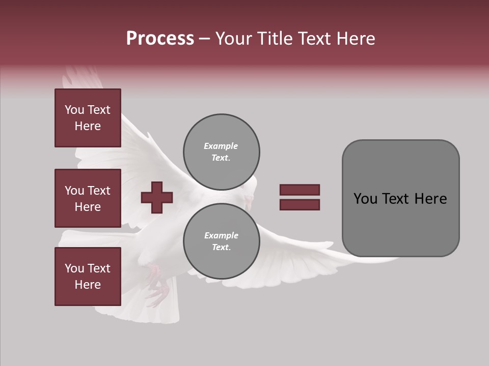 Spiritual White Wing PowerPoint Template