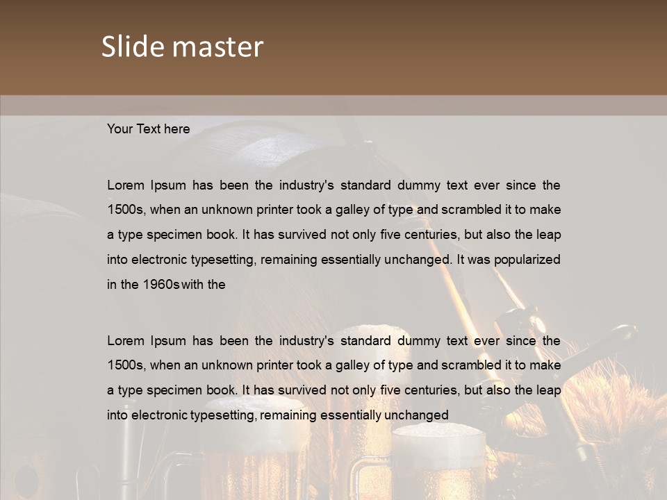 Beverage Drink Mug PowerPoint Template