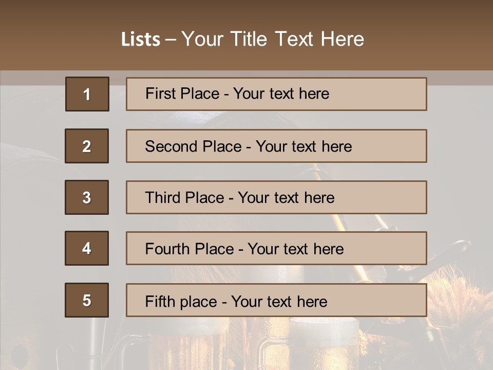 Beverage Drink Mug PowerPoint Template