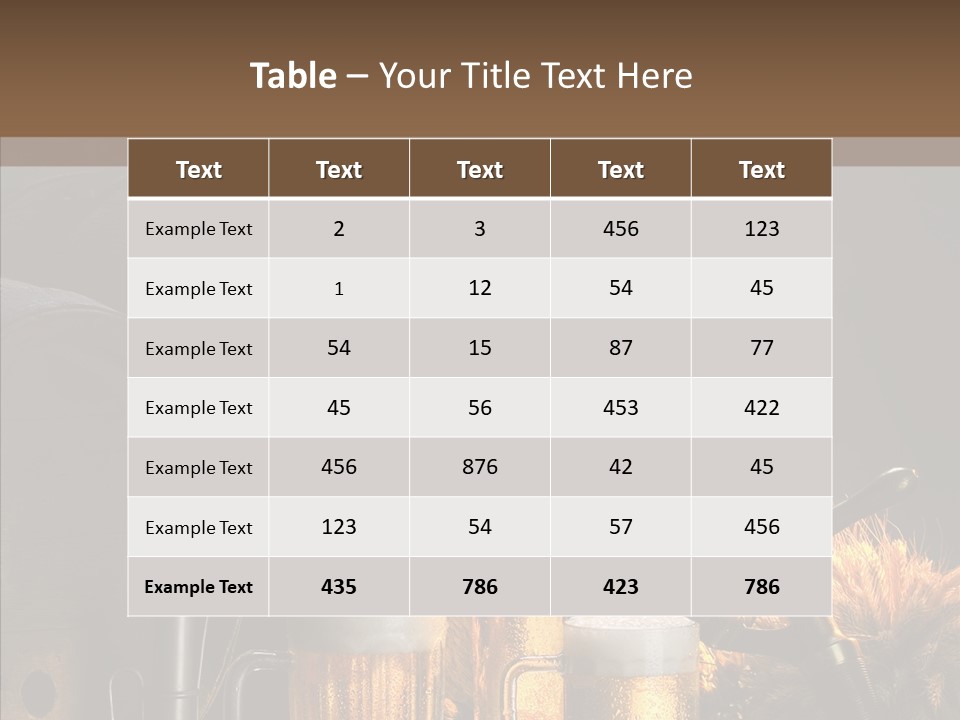 Beverage Drink Mug PowerPoint Template