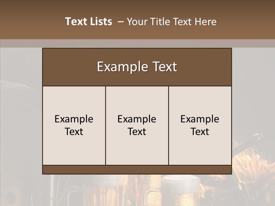 Beverage Drink Mug PowerPoint Template