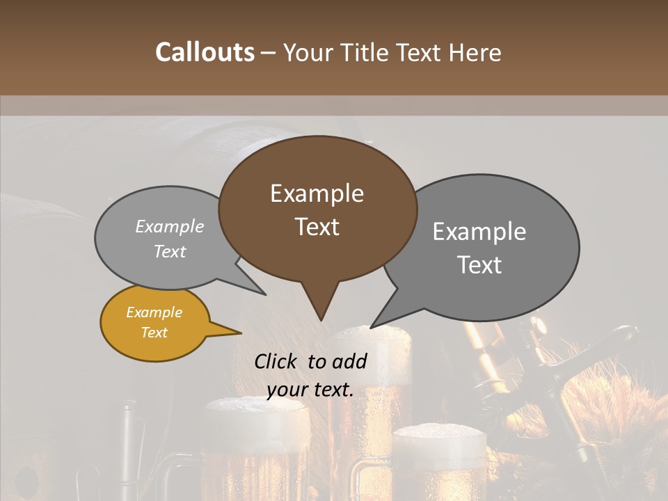 Beverage Drink Mug PowerPoint Template