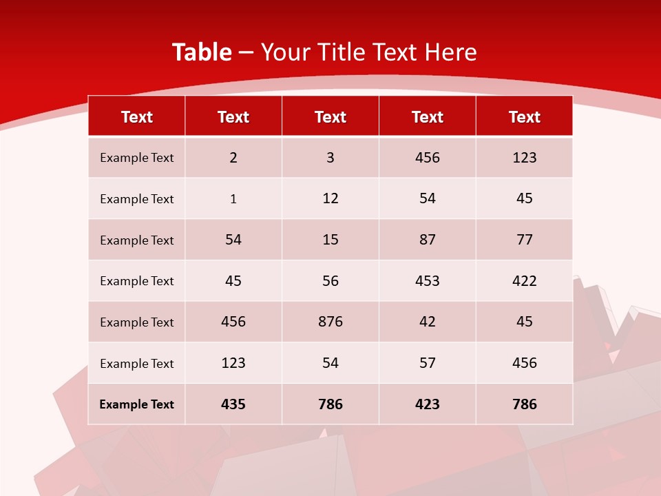 A Red And White Abstract Background With Squares PowerPoint Template