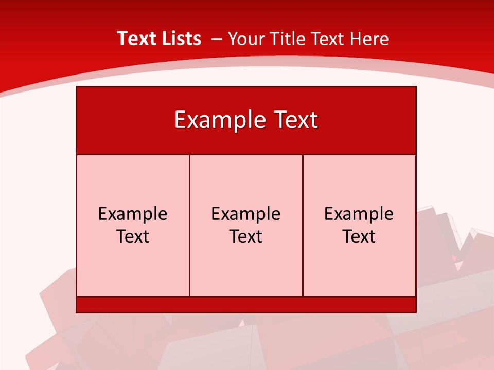 A Red And White Abstract Background With Squares PowerPoint Template