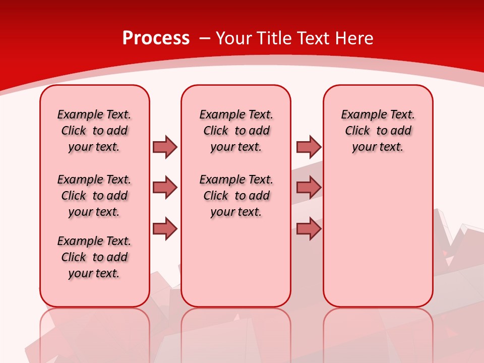 A Red And White Abstract Background With Squares PowerPoint Template