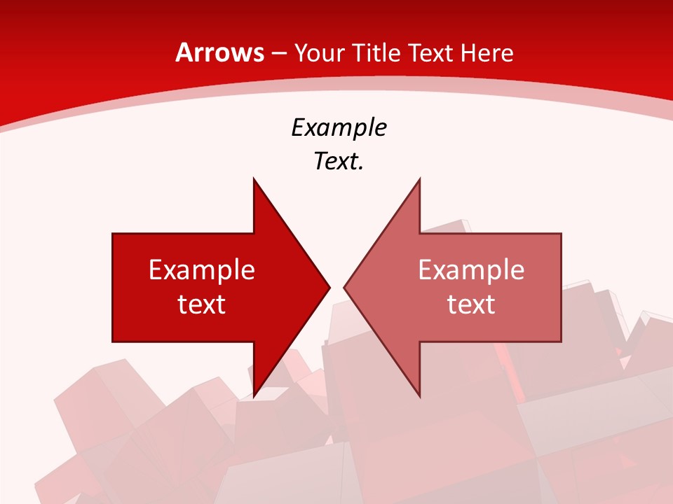 A Red And White Abstract Background With Squares PowerPoint Template