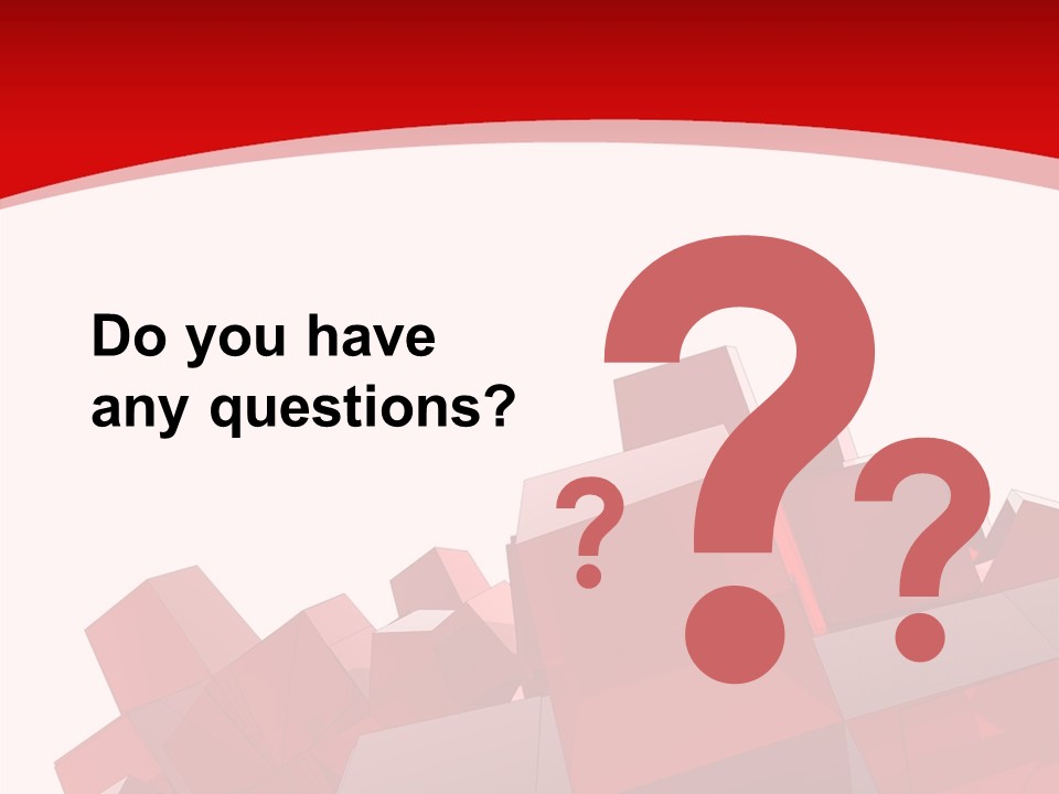 A Red And White Abstract Background With Squares PowerPoint Template