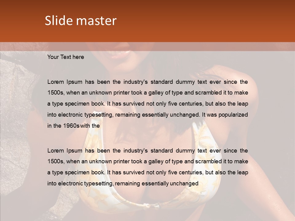 Girl  Beauty PowerPoint Template