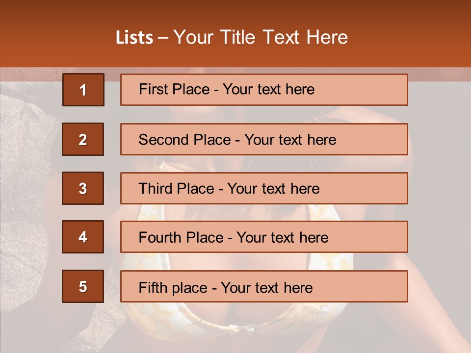 Girl  Beauty PowerPoint Template
